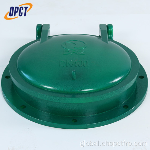 FRP manhole cover FRP flap valve frp connection valve prevent water back valve river bridge application Supplier